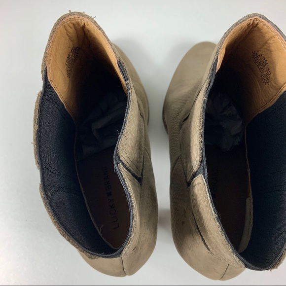 LUCKY BRAND Maldeev heeled leather boots. SZ 10 - Picture 8 of 11